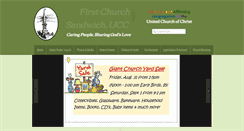 Desktop Screenshot of firstchurchsandwich.org